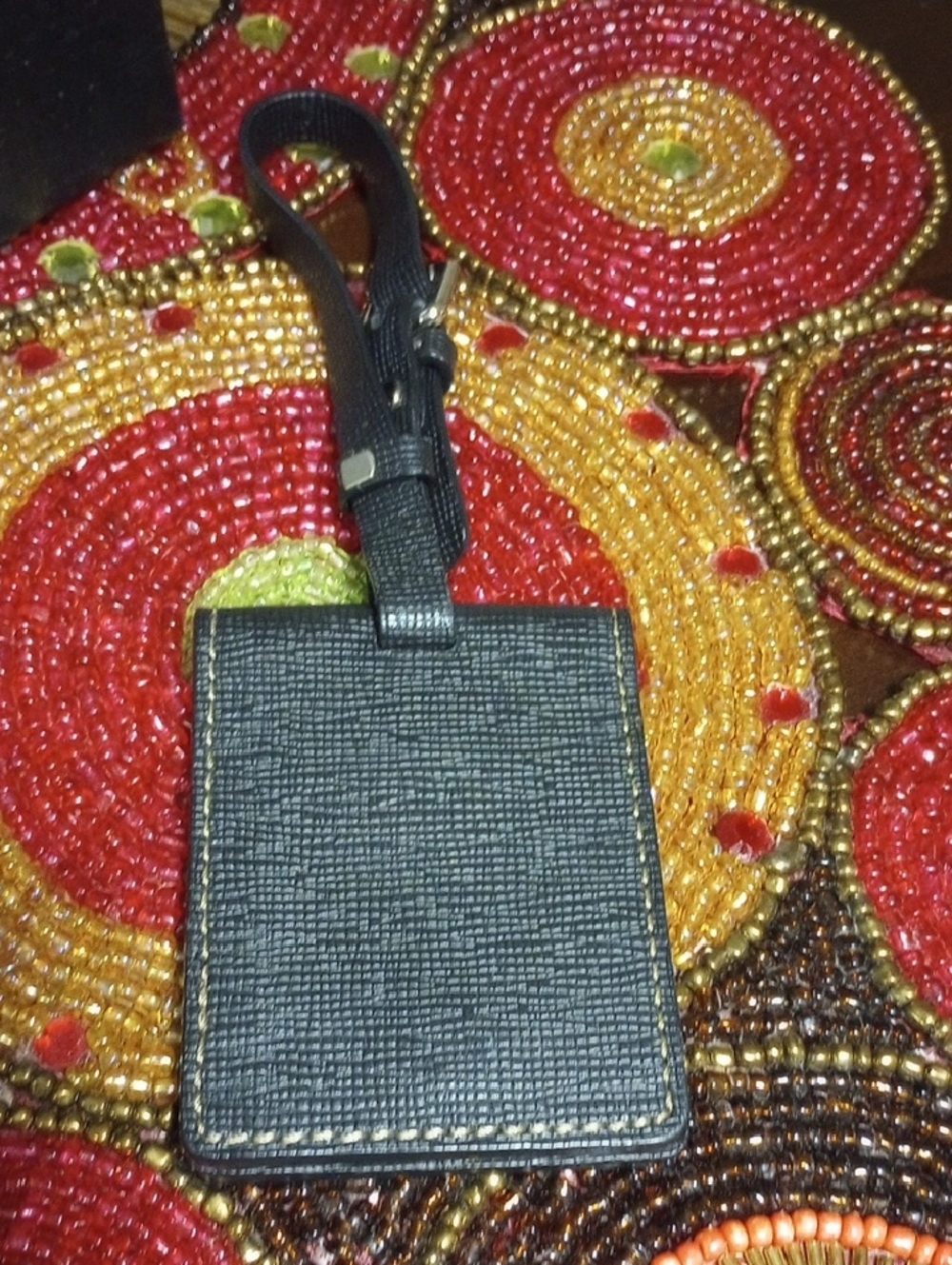 New MCM Luggage Tag With Gift Bag - Picture 10 of 14